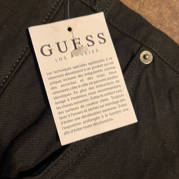 GUESS straight black jeans for men - Picture 5 of 7